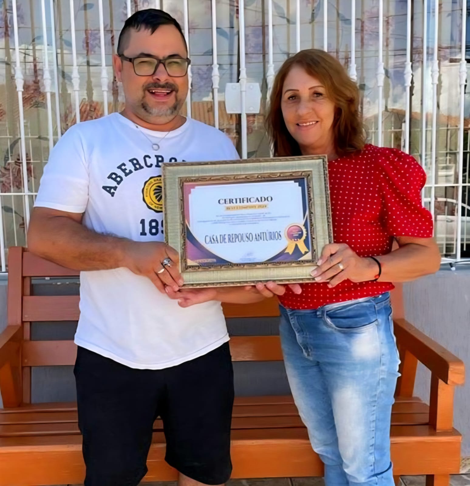 Certificado de excelência da Casa de Repouso Antúrios